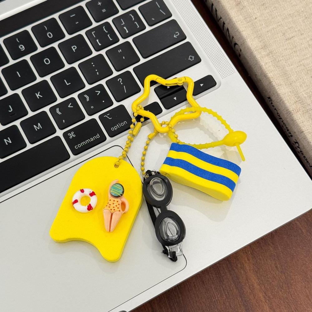 Creative Floating Key Ring Funny Diving Mask Bag Pendant Swimming enthusiast