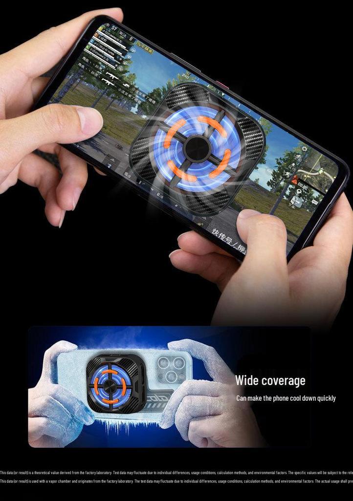 X79 Phone Cooler: Advanced Temperature Control Magnetic Cooling for Live Streaming and Gaming.