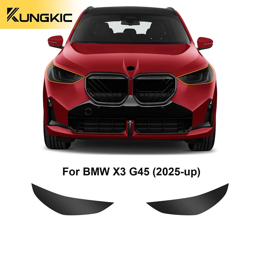 TPU Paint Protection Film for BMW X3 G45 2025 Headlight, Rearview Mirror, B & C Pillars