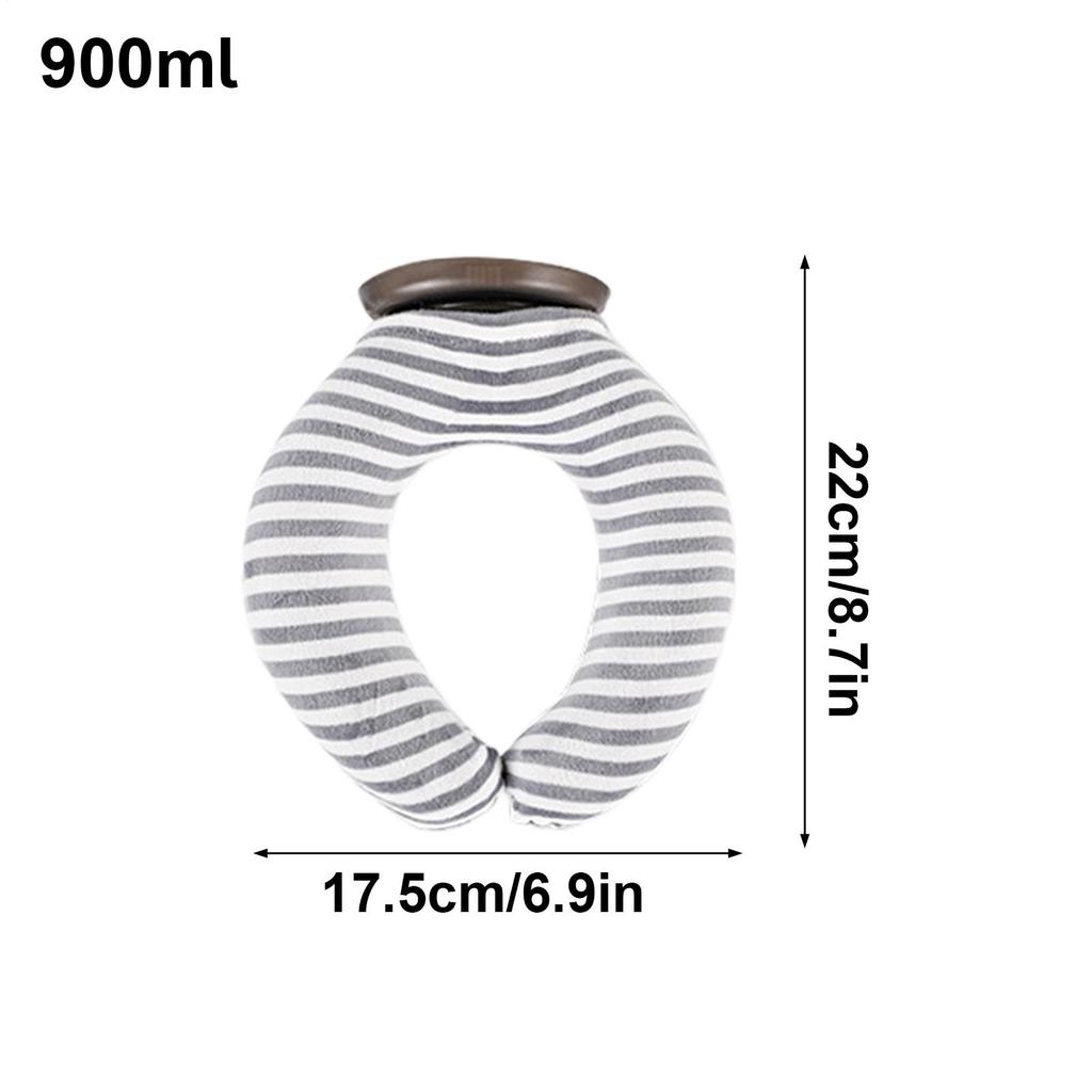 U Shaped Hot Water Bottle For Neck Heat Cold Wrap Pouch U Shaped Hot Water Bag For Neck Shoulder Women Men Kids Travel Winter