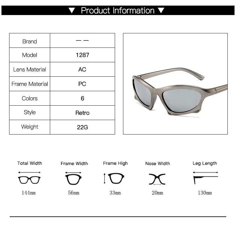 Luxury Sunglasses Men Cat Eye Sun Glasses Women Vintage Cycling Eyewear Outdoor Sun Protection Sports Gafas De Sol Para Hombre