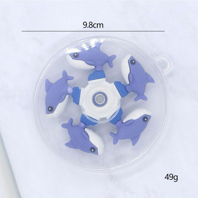 Italian Brainrot Hand Spinner Toy Tungtung Sahur Tralalero Tralala Capuchinoassassino Spinner Top Antistress Fidget Gyro Toy