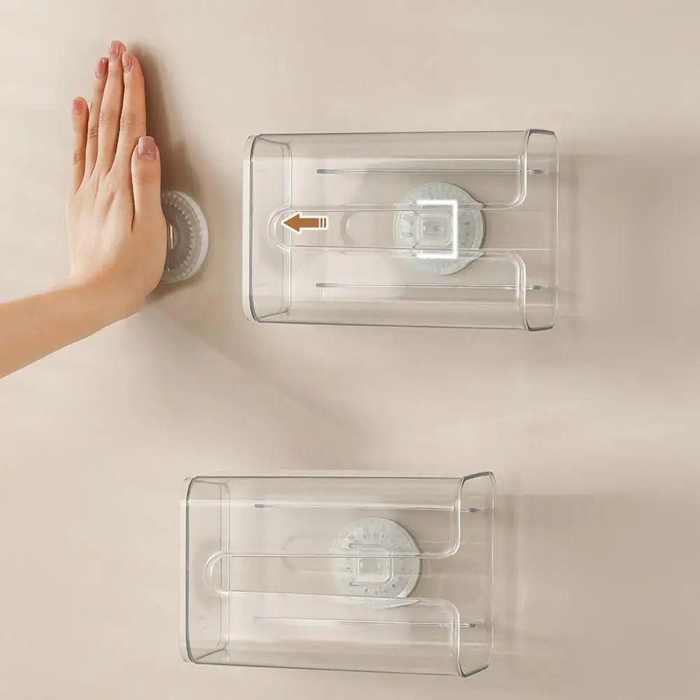 Punch-Free Toilet Paper Holder Waterproof Paper Towel Storage Rack Wet Wipes Container  Kitchen