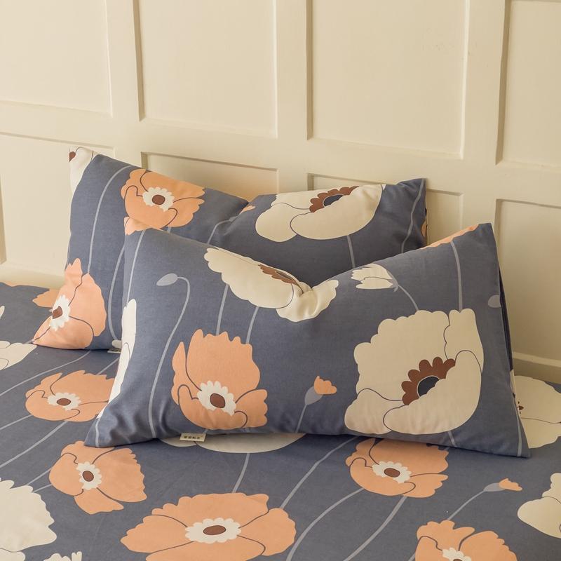 Cotton Thickened Pillowcase 48cm*74cm 2 Piece Beauty Floral Printing Pillow Case Cover For Bedroom