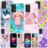 Süßes Axolotl Kawaii Handyhülle Für Samsung Galaxy A52 A32 A22 A12 A51 A31 A50S A30S A20S A10S Note 20 Ultra 10 Plus S10 A72 A71