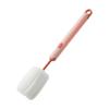 Rotating Sponge Bottle Brush for Cleaning Baby Bottles and Narrow Containers with 360 Degree No Dead Angle Cleaning Function and Soft Durable Bristles