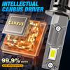 2Pcs 60000LM H1 Turbo LED Headlight Bulbs 260W Canbus Mini Wireless Lamps W/ Fan CSP Chips Super Bright for Car Fog Lights Headlamp 6500K White