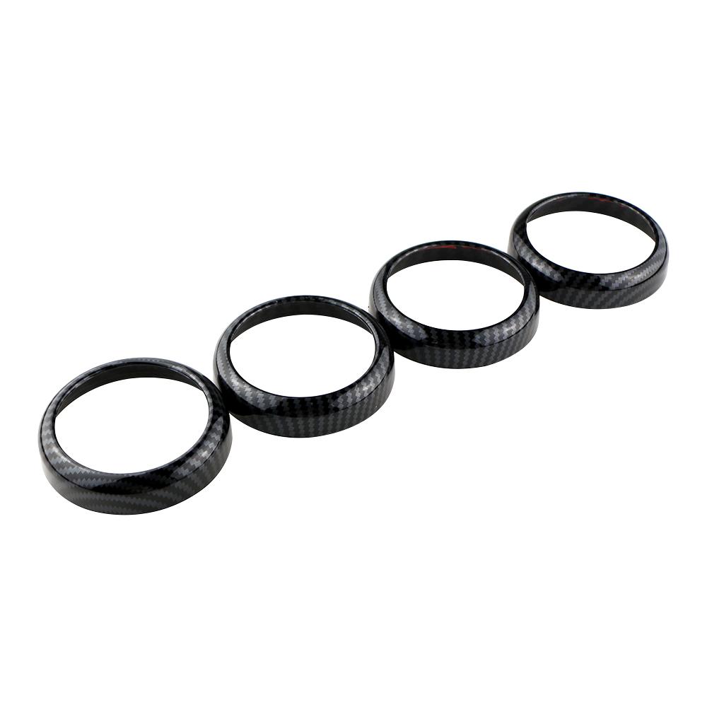 

For BYD Atto3 Atto 3 2025 2025 2025 Door Audio Stereo Speaker Ring Sticker 4Pcs Decorative Trim Cover Interior Accessories чорний
