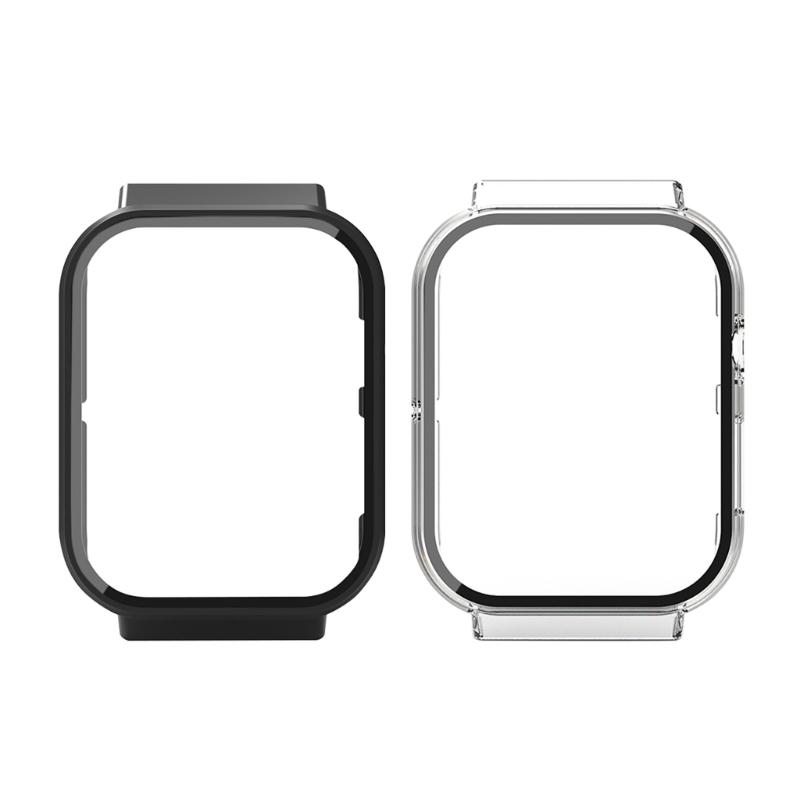 Smartwatch Frame Housing Tempered-Glass Film Hard Cover Compatible for Mibro T1 Screen Bumper-Shell Protector-Shockproof