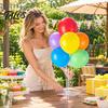 Baby Shower Balloon Stand 4/8 Pcs Kit for Table, Sticks Holder with Base Graduation, Birthday, Shower, Weddings, Celebrations Column