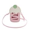 Mobile Phone Bag with Hollowed-out Design, Women's Small Square Bag, Sweet and Cute Cherry Cake Style Crossbody Bag