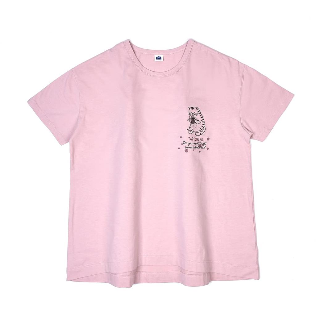 Kusguru Japan Sizes Women's T-Shirt, 236153-01, Pink, M/L