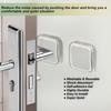 Door Stopper Wall Protector, Wall Shield Bumper Guard from Door Knobs,Sturdy Self Adhesive,Soft and Transparent,Washable Reble Shock Absorbent Gel