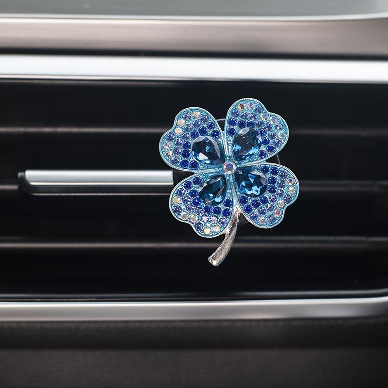 Car Perfume Clip Flower Air Outlet Car Air Freshener Peach Blossom Aroma Diffuser Car Decoration Accessories Fresh Air