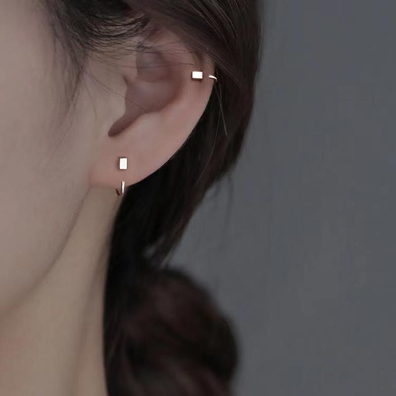 1 pár vynikajících náušnic Piercing Háček do ucha Kroužek na chrupavku ucha Trendy pecky