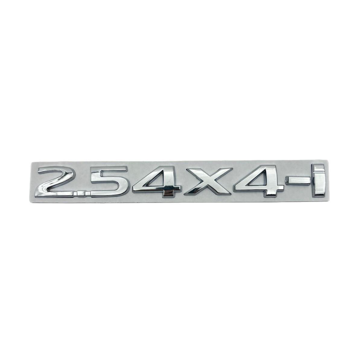 

Наклейка на автомобиль Nissan X-Trail/Teana 2.5 4X4-i Off-Road, Задний шильдик серебряный