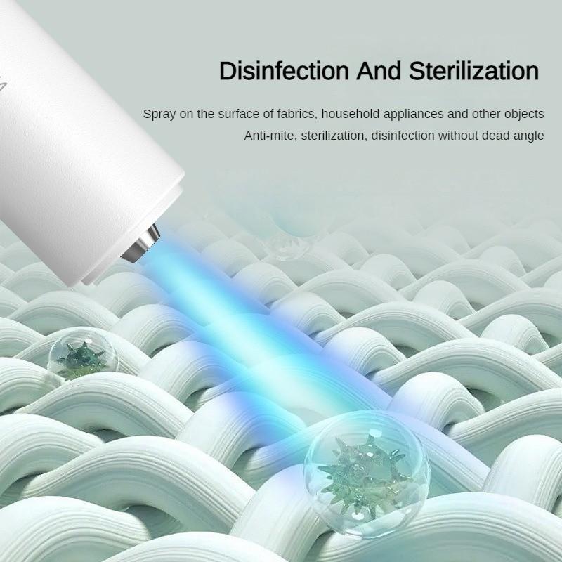 Pulvérisateur Portatif Manuel K5S Équipement de Stérilisation et Désinfection par Lumière Bleue Pistolet de Désinfection Rechargeable pour la Maison
