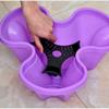 3/4 Petal Vertical Pot Plastic Planting Container Durable Stackable Flower Pot  Home