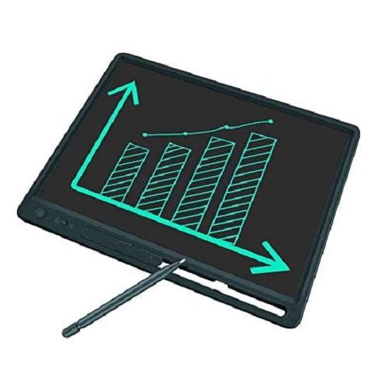 Magic Slate 15-tums LCD-skrivplatta med penna, för ritning, lek, anteckning av barn och vuxna
