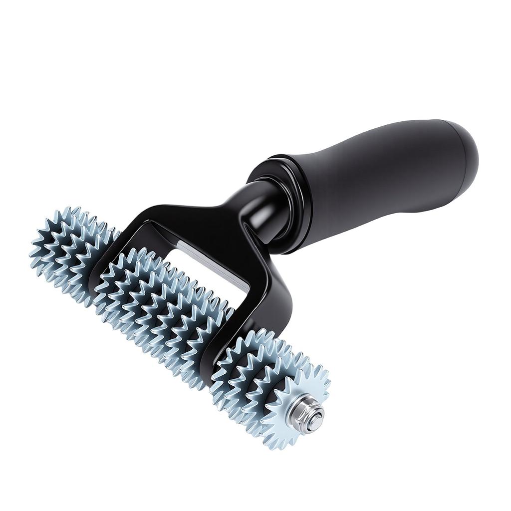 Carpet Pile Roller No Heat Ergonomic Non Slip Handle Star Wheel Carpet Seam Roller Black