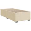 Vidaxl Letto Continentale Con Materasso, Crema, Tessuto, 80X200 Cm