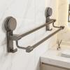 Wall-Mounted Towel Holder No-Drill Towel Bar Bathroom  Accessories Towel Storage Rack  Bathroom