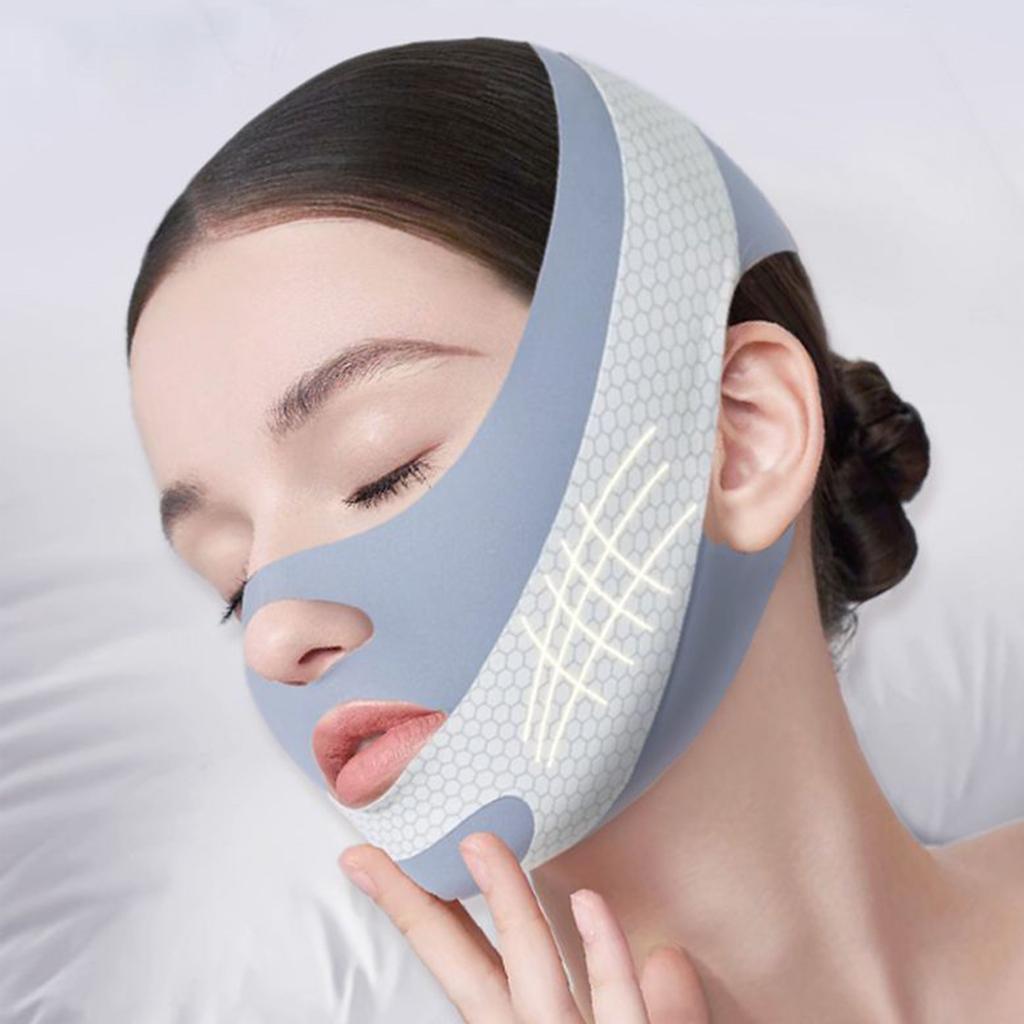 Face Shaper Face Sculpting Band For Instant Lifting Firming Skin Anti Aging With Soft Nylon Design Double Chin Reducer