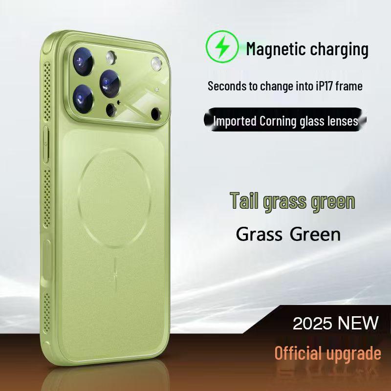 Corning Magnetic Matte Glass Case for iPhone 17 Pro Max, Skin-feel, AG Matte Finish