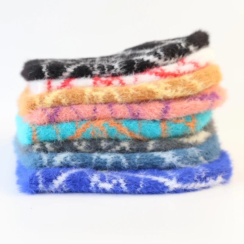 Fashion Plush Knit Spider Web Design Hat For Men Women Pullover Pile Cap Y2K Goth Warm Beanie Hats New Hip-Hop Street Cap