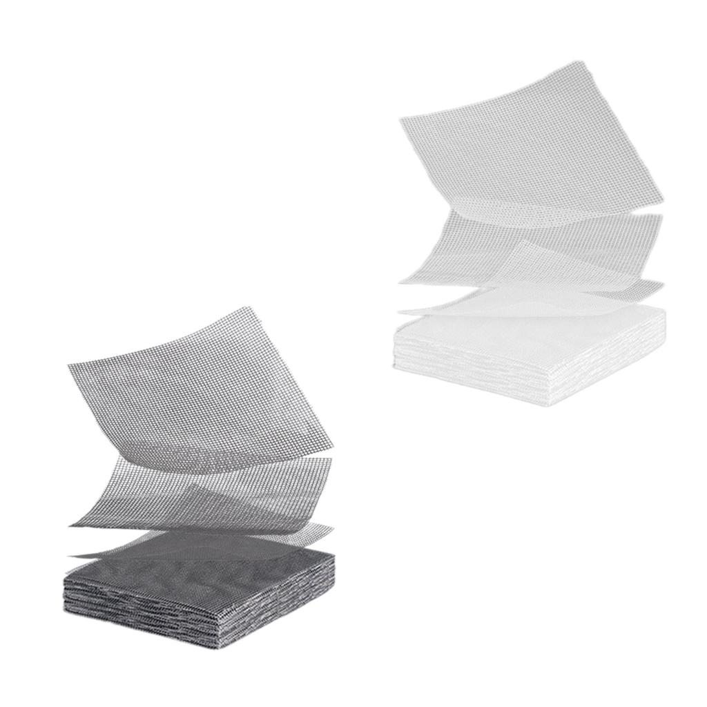 50x Flower Pot Hole Mesh Pad, Bonsai Bottom Grid Mat ,Gardening Gifts, Mesh Screen for Garden Outdoor Potted Plants Gardeners