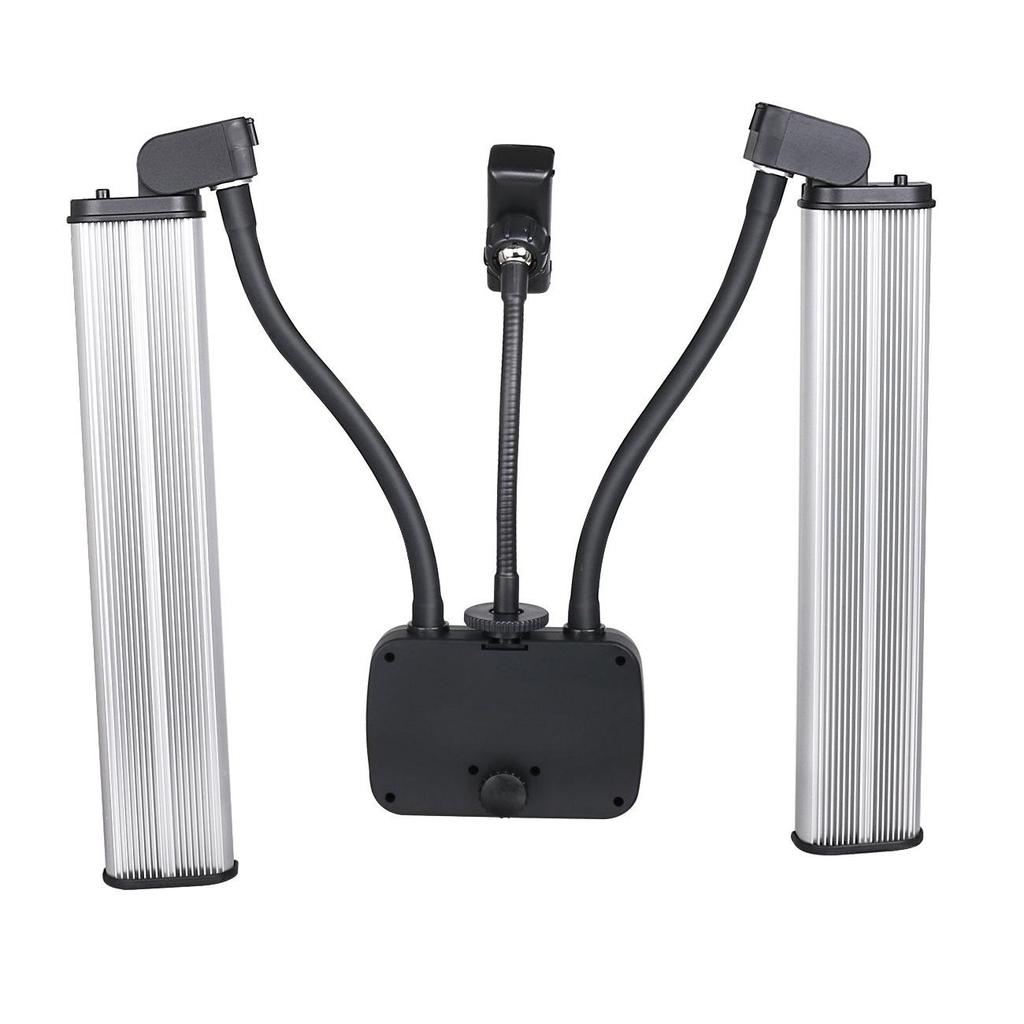 45W Dual-Arm LED Lamp for Photography/Live Stream - Foldable & Portable Fill Light