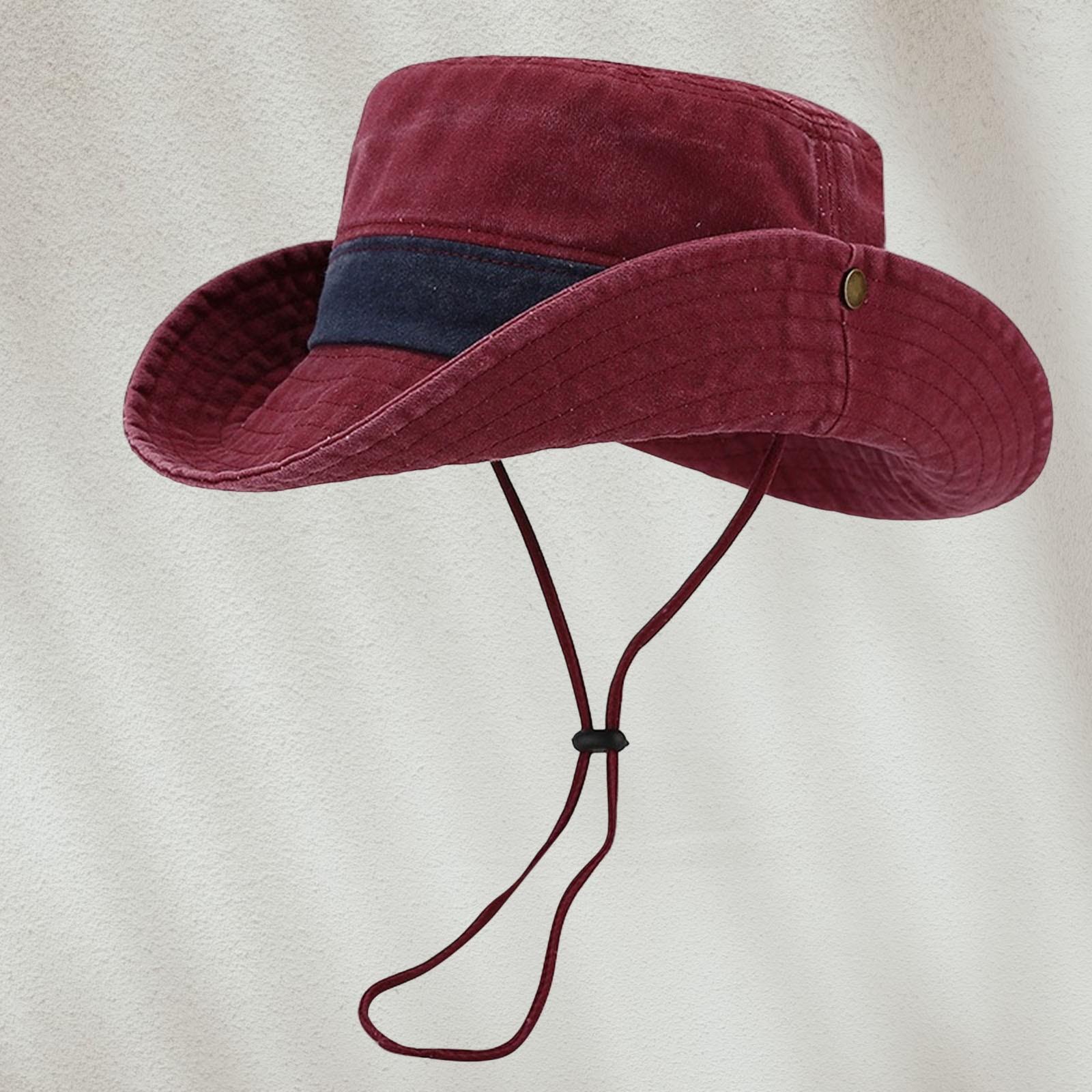 Zealous Sole Women's Coffee Adult Outdoor Bucket Hats Anti-Uv Wide Brim Panama Hunting Hiking Hat Retro Washed Foldable Beach Sunscreen Fisherman Cap Cm