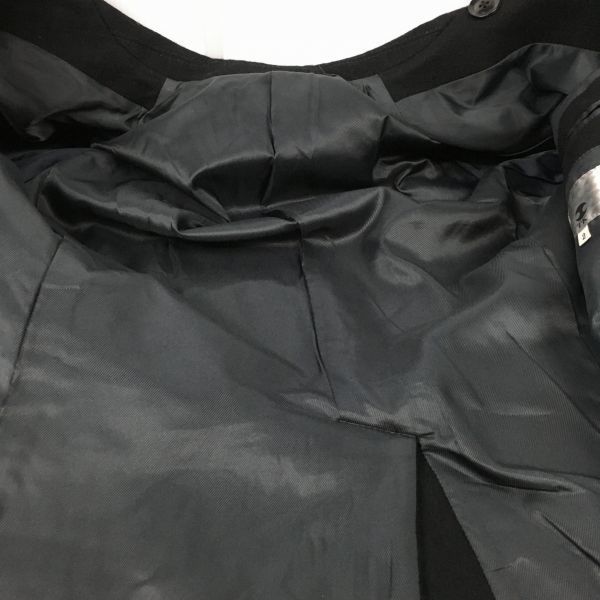 TK TAKEO KIKUCHI Wool Short Pea Coat Black Size L(USED)