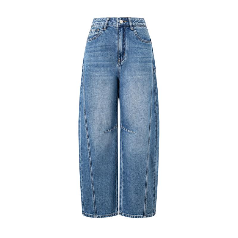 

Women s Spring 2026 3D Curved Leg Jeans with Flattering Side Seams L (165/72A)