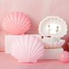 With Mirror Dancing Girl Music Box Cute Jewelry Box Beautiful Shell Rotating Music Box  Desktop