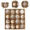 16 Pieces Christmas Ball Ornaments Hanging Crafts Charm Pendants Xmas Decorations for