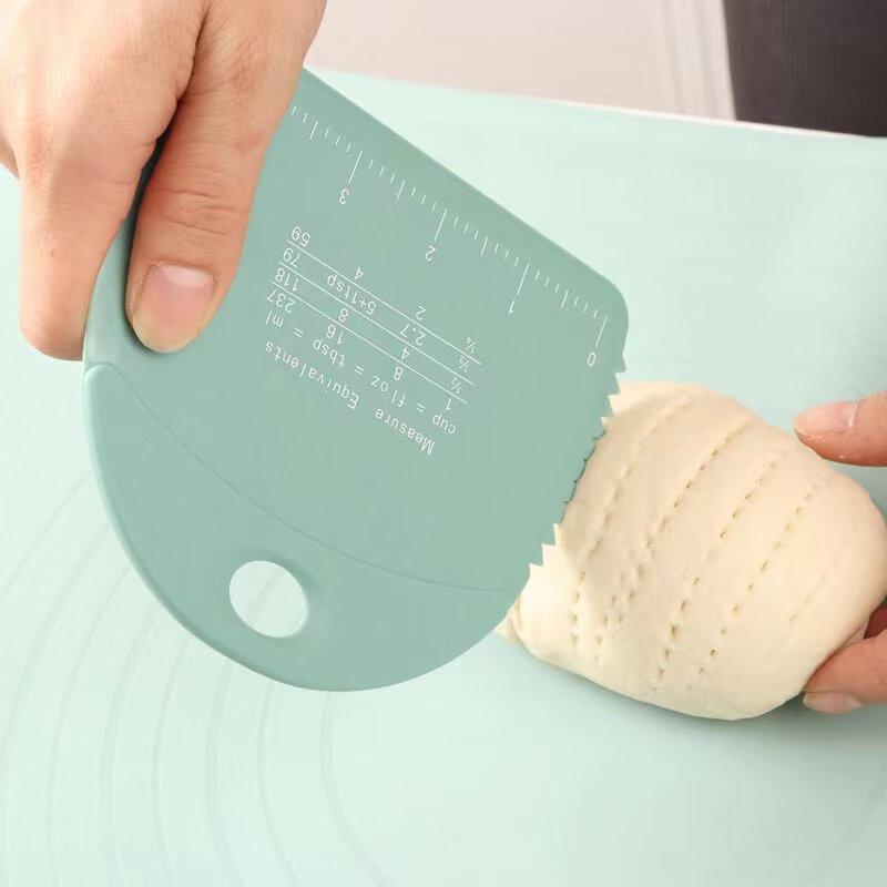 Food-Grade Silicone Cake Scraper & Spatula Set