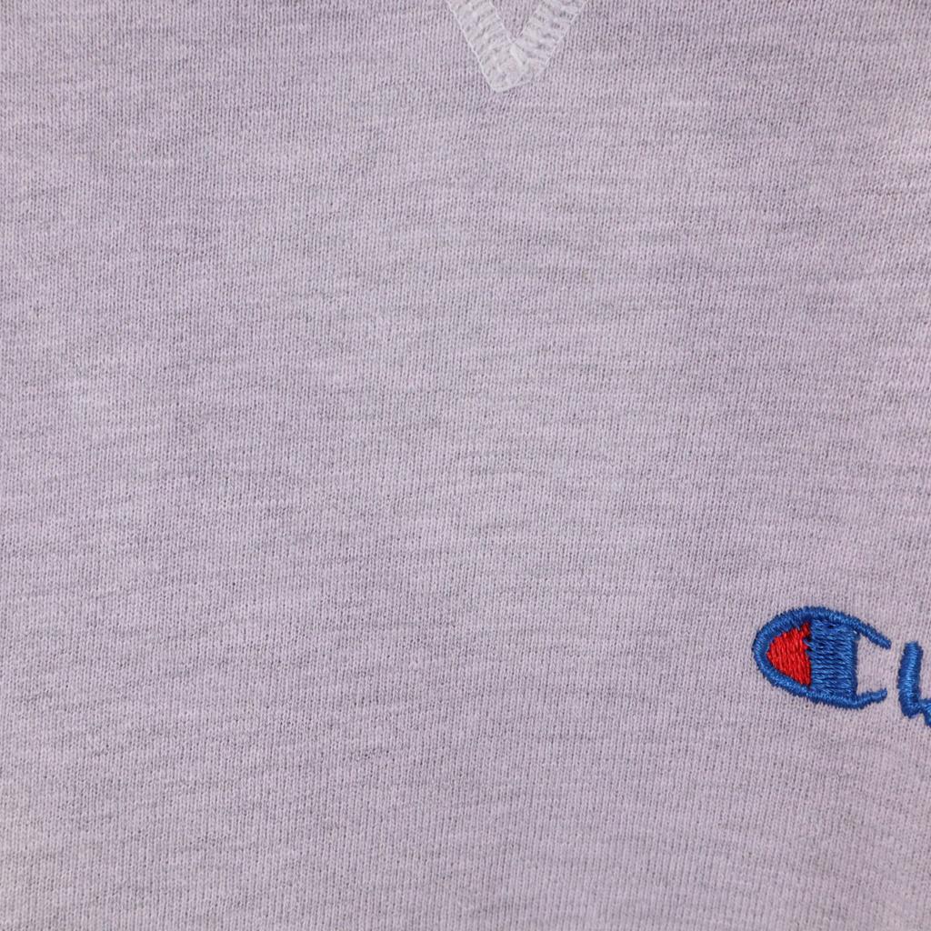 Champion 90s Made in USA Blue Tag Long sleeve sweat L Purple gray Men's Used