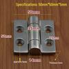 304 Stainless Steel Heavy Duty Industrial Flat Opening Thickened Mechanical Equipment Load-Bearing Hinge