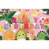 3D Rosa Dinosaurier Ballon Set Geburtstag Party Banner Kuchen Einsetzen Dinosaurier Ballon Party Dekoration Lieferungen