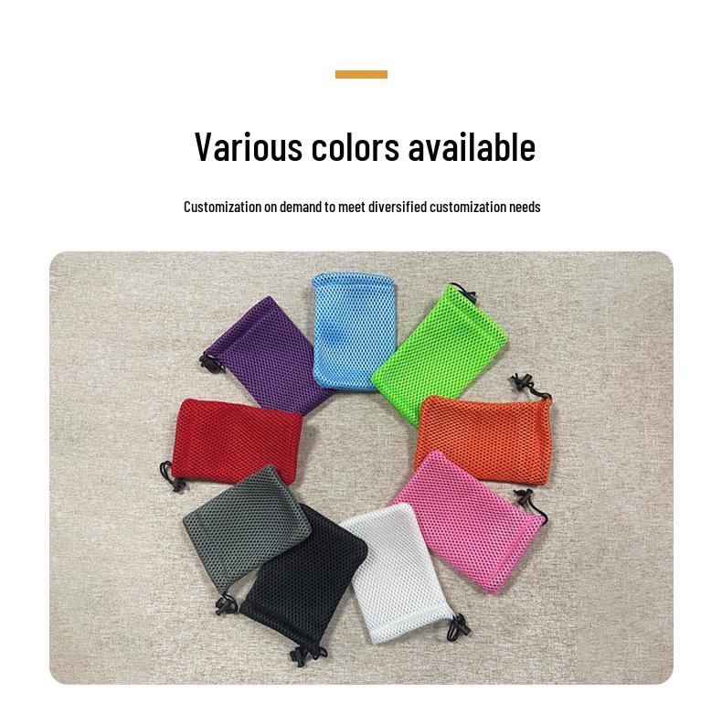Polyester Drawstring Sandwich Mesh Storage Bag
