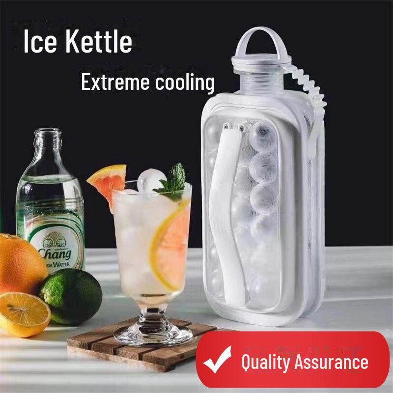 Portable Foldable Ice Tray with Ice Ball Mold