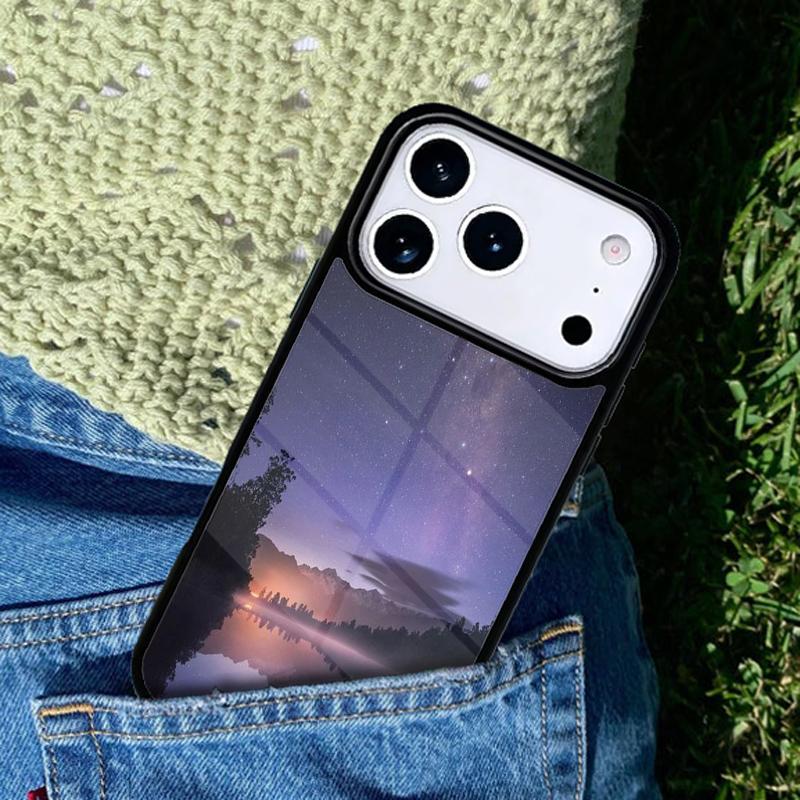 Star Lake Mountains Phone Case For iPhone 17 AIR 16 Pro Max 15 14 Pro 11 12 13 Shockproof Silicone Cover