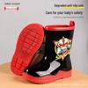 Rutschfeste Gummistiefel für Kinder – chinesisches Superman-Design, warme, wasserdichte Überschuhe für Schüler