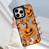 Full Coverage Halloween Pumpkin Phone Case for Apple 15/16/17 Pro Max - Drop-Proof, High Value
