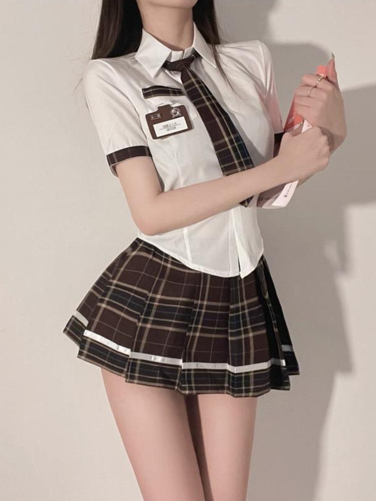 Sexy Nurse Uniform Set Pure Desire Maid Cosplay Lingerie Collection Spicy Bedroom Apron Ensemble Intimate Sleepwear Ensemble