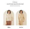 Women's Cashmere Round Neck Sweater - Thick, Versatile, Loose-Fit, Long Sleeve for Autumn/Winter