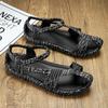 Fashion Soft Man Sandals Driving Non-slip Weaving 2025 Styles Barefoot Wholesale Clearance Sale Expensives Luxury Designer Shoes for Men