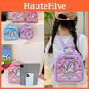 Adorable 3d Cartoon Kids Backpack Dusty Pink Oxford Cloth Breathable School Bag For Ages 3 To 5