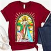 Jesus Trust in You Cotton The Passion of Christ Meme Gift Funny Vintage Style Christmas Aesthetic Unisex Gamer Cult Movie Music